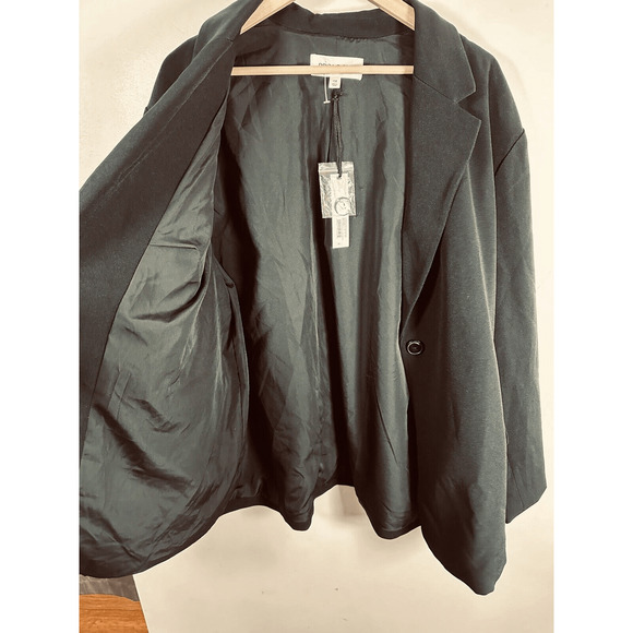 Prologue Women's Long Sleeve Oversized Slouchy Blazer Black Size 1X NWT - Picture 14 of 14